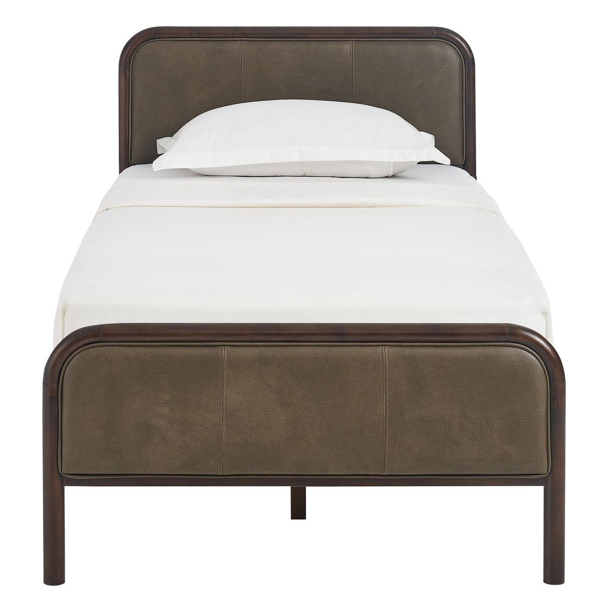 Wexford Vegan Leather Twin Platform Bed by Modway