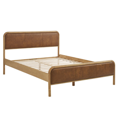 Wexford Vegan Leather Full Platform Bed by Modway