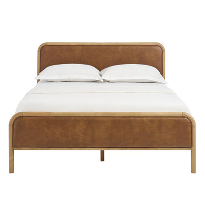 Wexford Vegan Leather Full Platform Bed by Modway