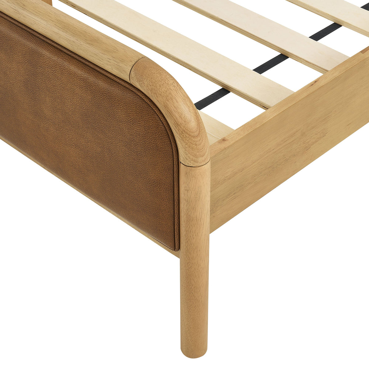 Wexford Vegan Leather Full Platform Bed by Modway