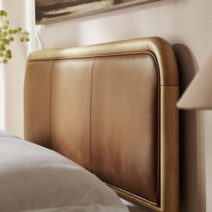 Wexford Vegan Leather Full Platform Bed by Modway