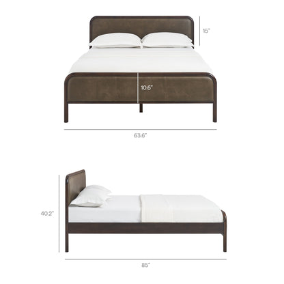 Wexford Vegan Leather Queen Platform Bed by Modway