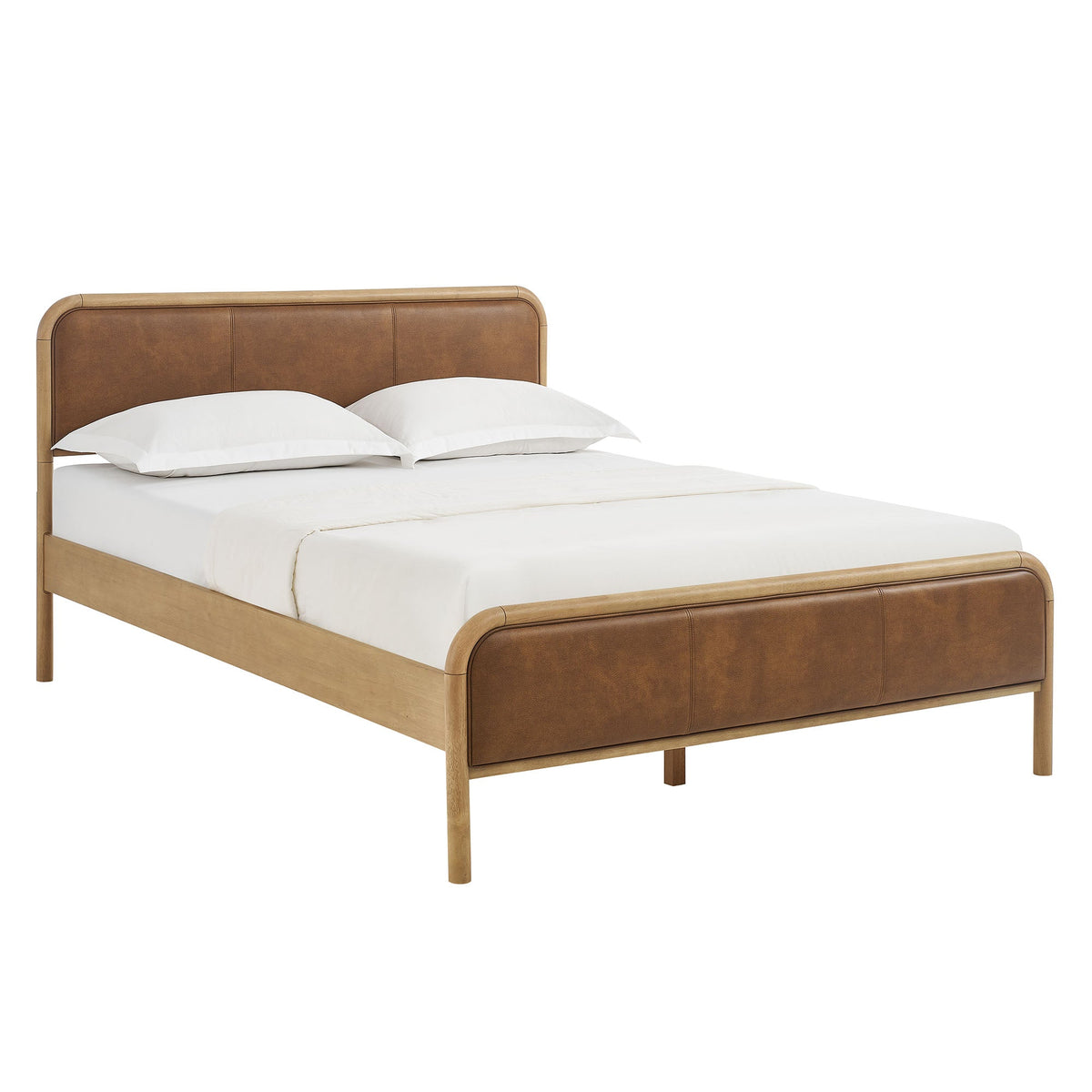Wexford Vegan Leather King Platform Bed by Modway