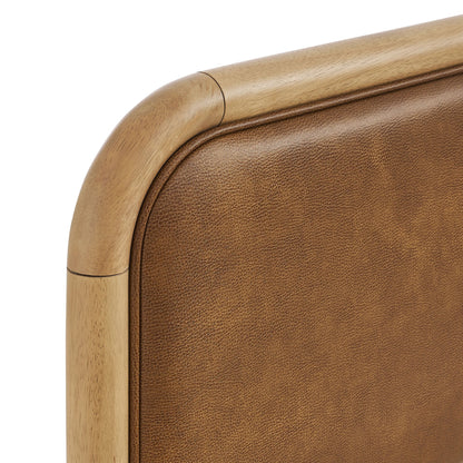 Wexford Vegan Leather King Platform Bed by Modway