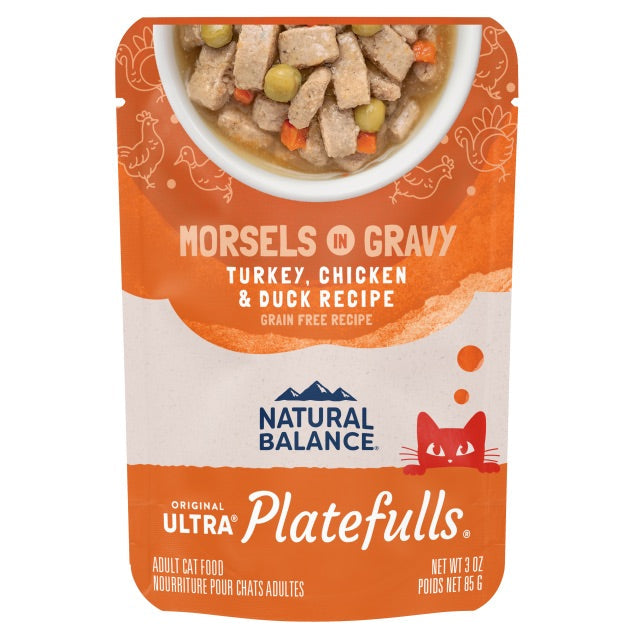 Natural Balance Cat Pouch Turkey, Chicken & Duck (3oz)