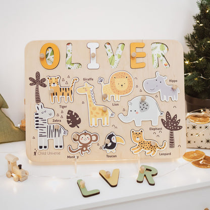 Name Board Jungle Theme