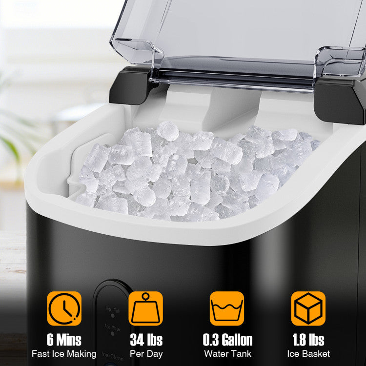 Nugget Countertop Ice Maker with Soft Chewable Ice
