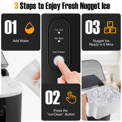 Nugget Countertop Ice Maker with Soft Chewable Ice
