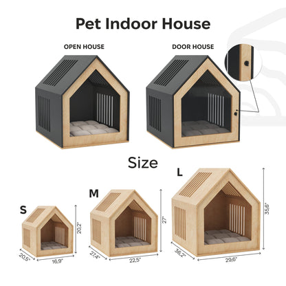 Wooden Indoor Dog House