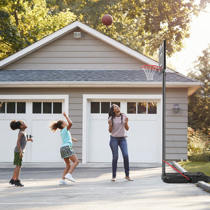 Portable Basketball Hoop with 7.5-10 FT Height Adjustable