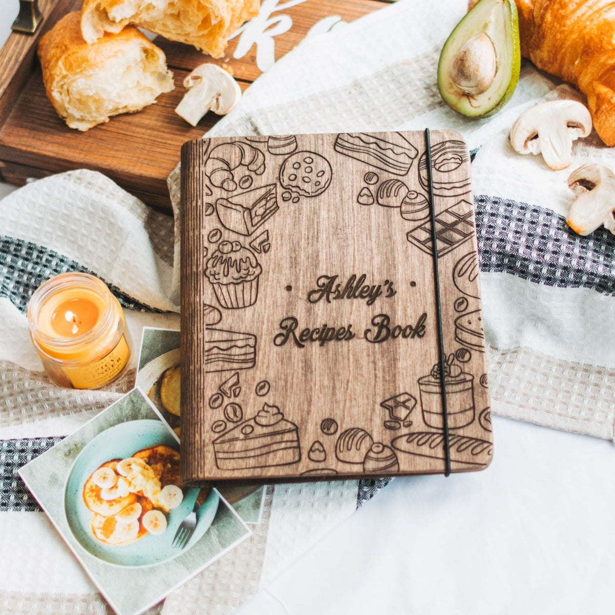 Wooden Recipe Book – Pastries Edition