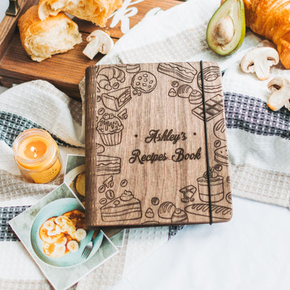 Wooden Recipe Book – Pastries Edition
