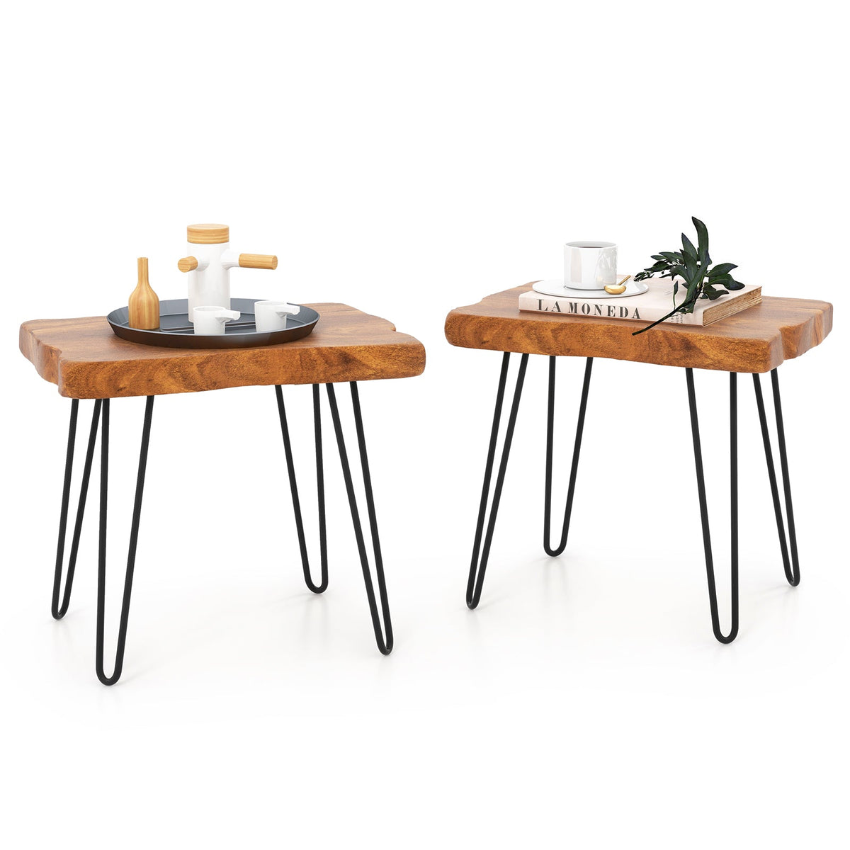 Rectangular Reclaimed Recycled Indonesia Teak Wood End Table