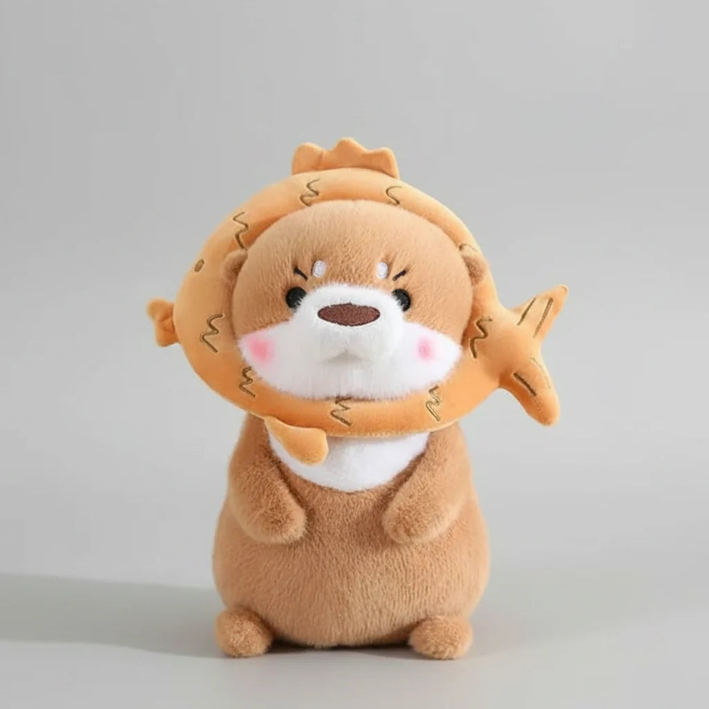 Kawaii Otter Plush Pillow – Soft Dinosaur Rabbit Unicorn Stuffed Animal