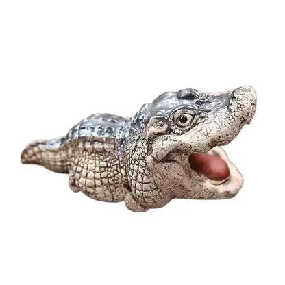 Mini Chubby Crocodile Figurine Realistic Little Gift