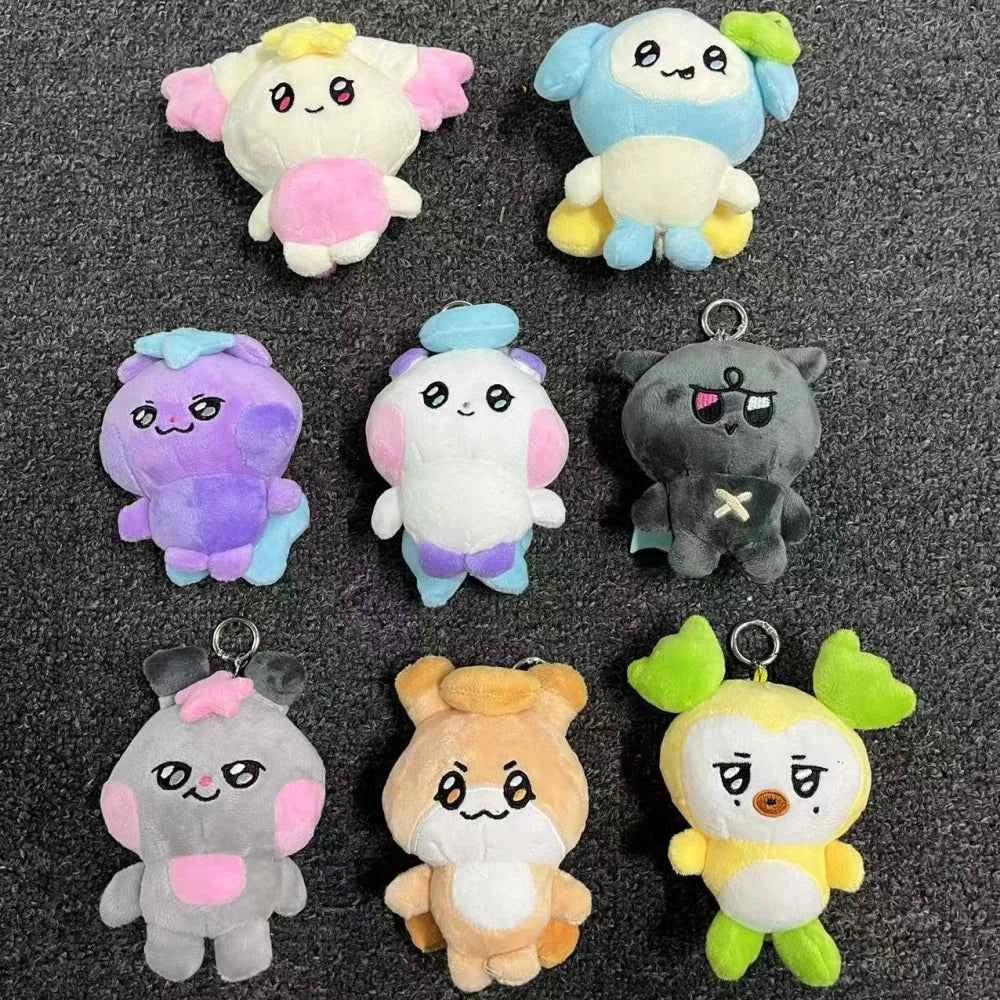 Kawaii Character Plush Toy – Soft Stuffed Animal Doll for Room Decor