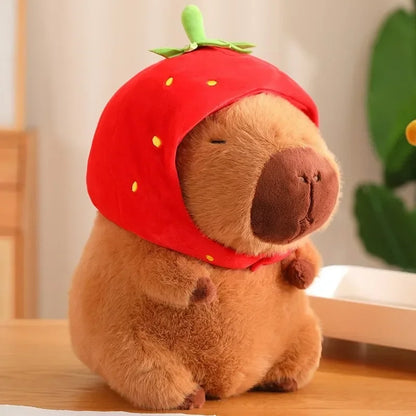 12-32cm Capybara Plush Simulation Capibara Anime Fluffty Toy Cute Doll Stuffed Animals Soft Doll Plush Children Christmas Gift