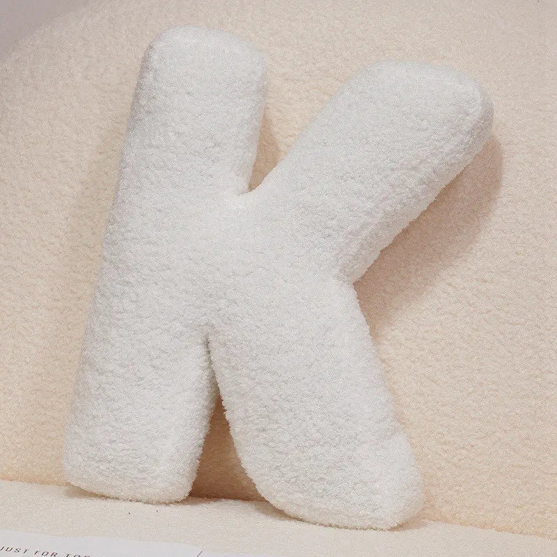 Kawaii English Letter Plush Pillow – Soft Stuffed Alphabet Sofa Cushion & Kids Learning Toy (A–Z + Heart)