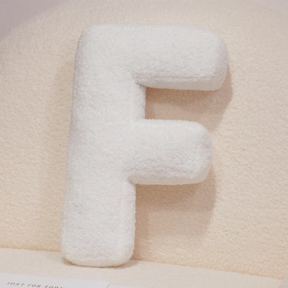 Kawaii English Letter Plush Pillow – Soft Stuffed Alphabet Sofa Cushion & Kids Learning Toy (A–Z + Heart)