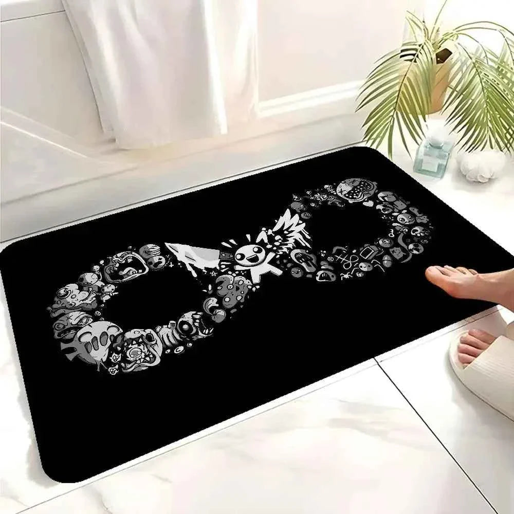 Pixel Game Entrance Floor Mat – Washable Non-Slip Area Rug for Bedroom and Living Room