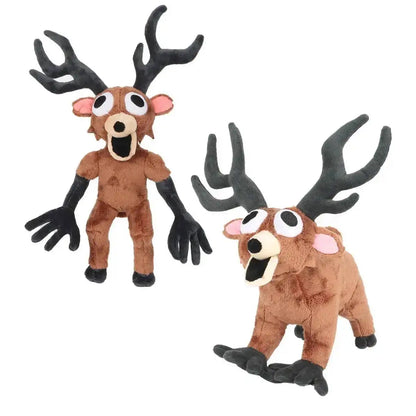 Forest Animal Plush Toy – Elk Deer & Owl Stuffed Doll
