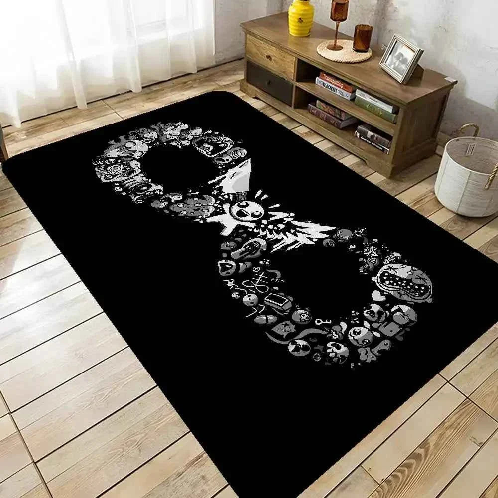 Pixel Game Entrance Floor Mat – Washable Non-Slip Area Rug for Bedroom and Living Room