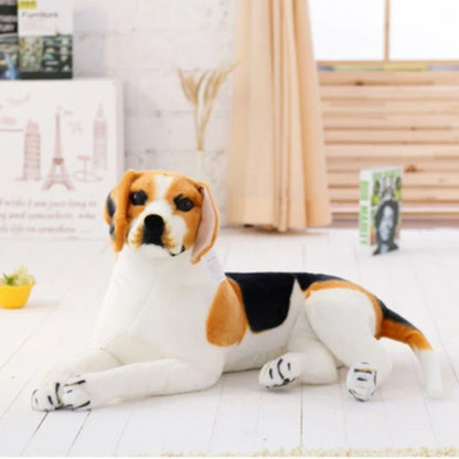 Giant Realistic Dalmatian Dog Plush Toy – 35.4" Simulation Puppy Body Pillow