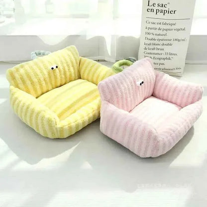 Warm Pet Sofa Bed – Cozy Cat Nest and Small Dog Sleeping Cushion