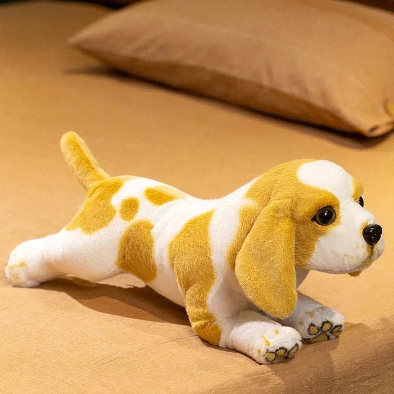 Realistic Dog Plush Toy – Lifelike Dalmatian, Rottweiler, Beagle & King Charles Puppy