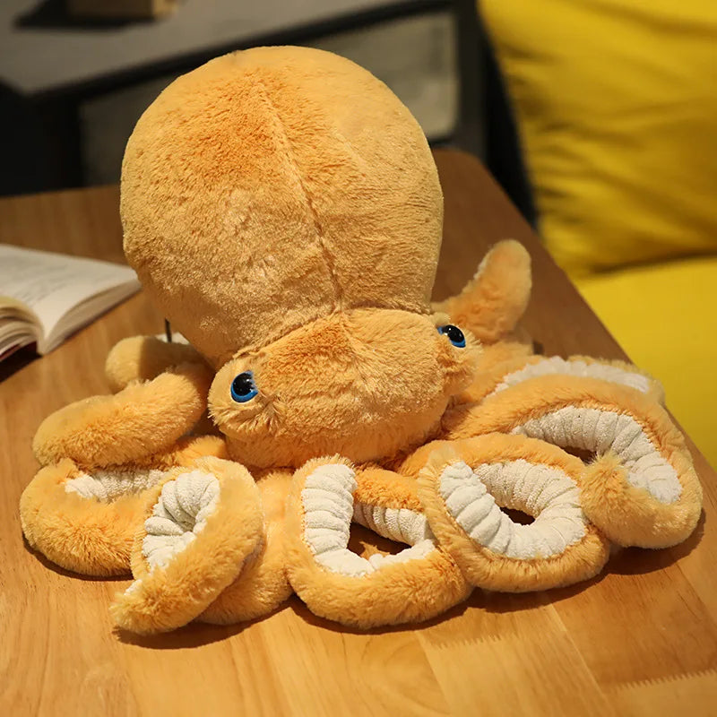 Lifelike Octopus Plush Toy – Giant Sea Animal Pillow