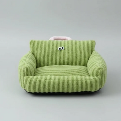 Warm Pet Sofa Bed – Cozy Cat Nest and Small Dog Sleeping Cushion
