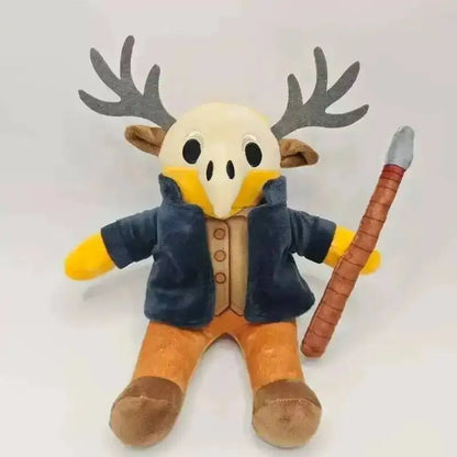 Forest Animal Plush Toy – Elk Deer & Owl Stuffed Doll