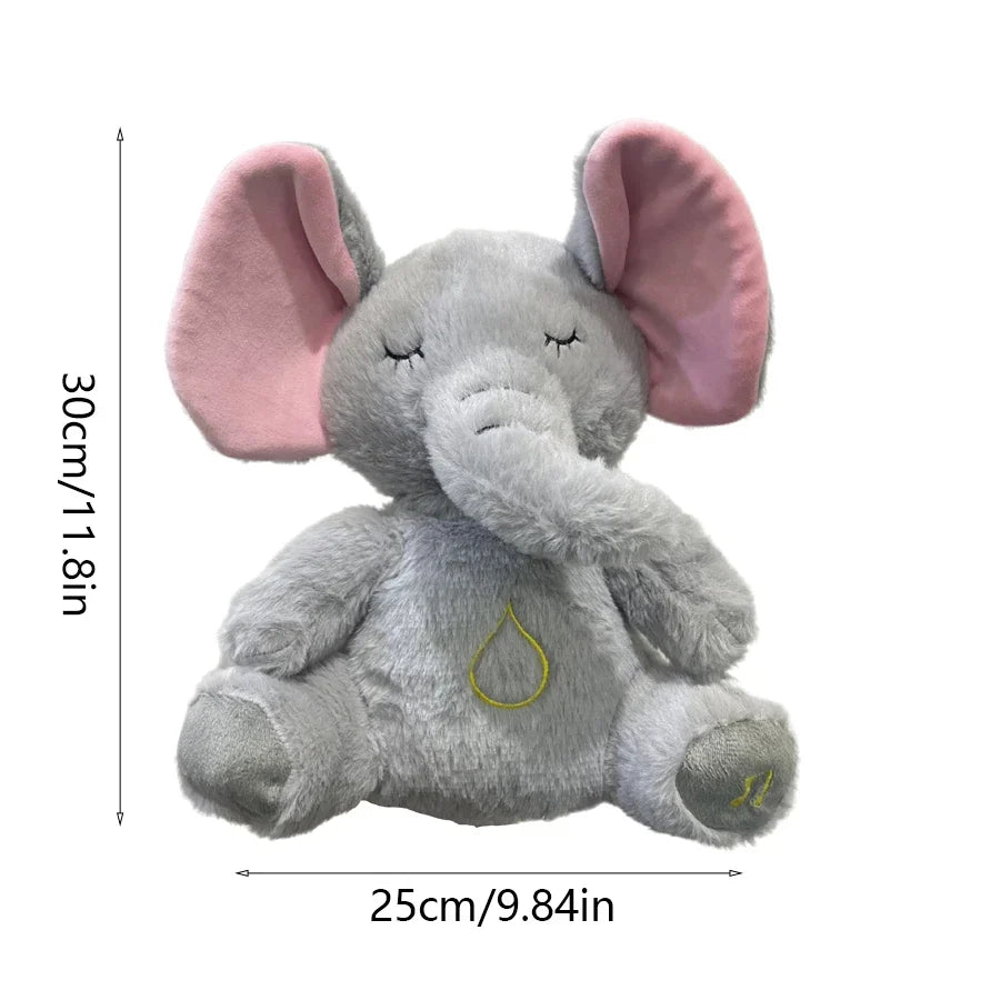 Breathing Teddy Bear Plush Toy – Music & Light Interactive Companion