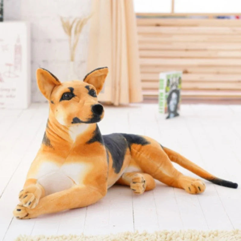 Giant Realistic Dalmatian Dog Plush Toy – 35.4" Simulation Puppy Body Pillow