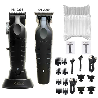 Kemei KM-2296 KM-2299 KM-1102 Hair Clipper Kit Men's Electric Shaver Hair Trimmer Machine Professional Hair Cutting Machine