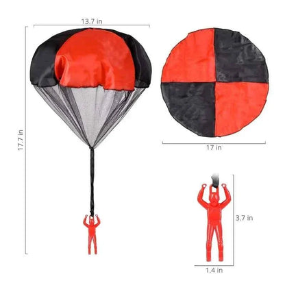 Parachute Toys for Kids Tangle Free Outdoor Flying Parachute Men Outside Toys Easter Basket Stuffers Idea Unique Boy Girl Gift