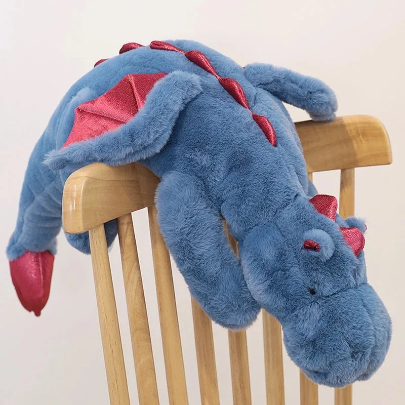 Giant Winged Dragon Plush Toy – Soft Flying Dragon Body Pillow