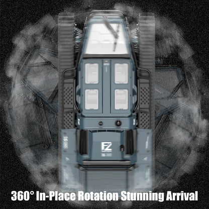 JJRC C8812 LED Light Full Scale Tracked Tank Simulation Model Toy RC Car Model Drift Remote Control Off-Road Vehicle Boy Gift