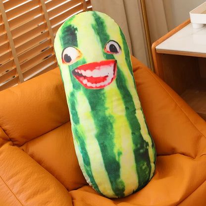 Funny Cucumber Plush Pillow – Long Vegetable Body Cushion