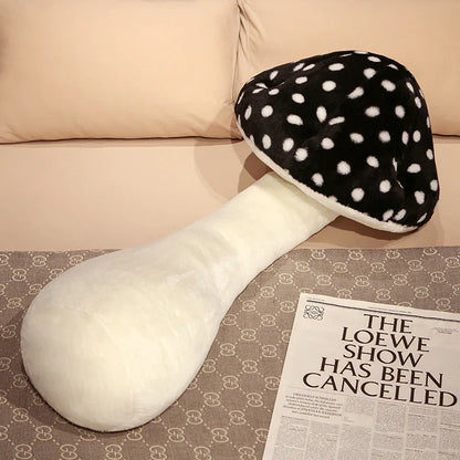 Giant Mushroom Plush Pillow – Huggable Plant Cushion for Sofa & Floor
