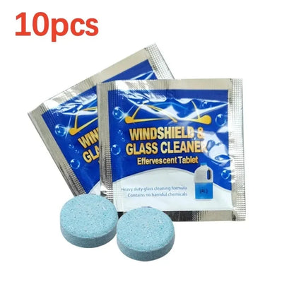 ‌All-Season Windshield Washer Effervescent Tablet (Solid Concentrate) Shellac-Free Formula