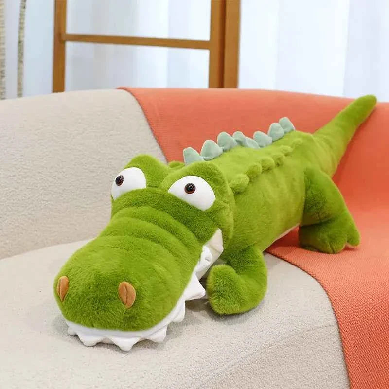 Giant Crocodile Plush Toy – Soft Stuffed Animal Body Pillow