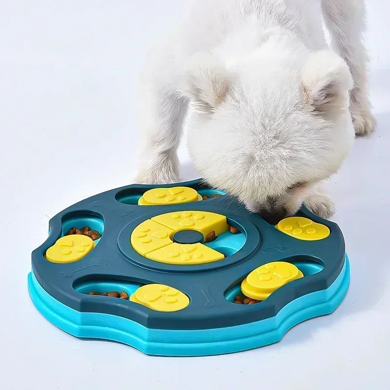Interactive Dog Puzzle Slow Feeder – Non-Slip Food Dispenser for Dogs & Cats