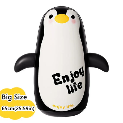 Kawaii Panda Inflatable Punching Bag Tumbler – Kids Boxing Wobbler Bop Bag Indoor Outdoor Toy (2 Sizes)