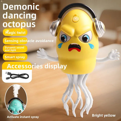 Kawaii Dancing Octopus Electronic Pet Toy – USB Rechargeable Interactive Kids Toy (6 Colors)