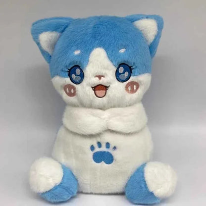 Luminous Breathing Fox Cat Plush Toy – Music & Light Sleep Companion