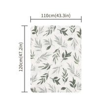 100% Cotton 120*110cm 2 Layers Newborn Baby Bath Towel Wrap Muslin Swaddle Blankets