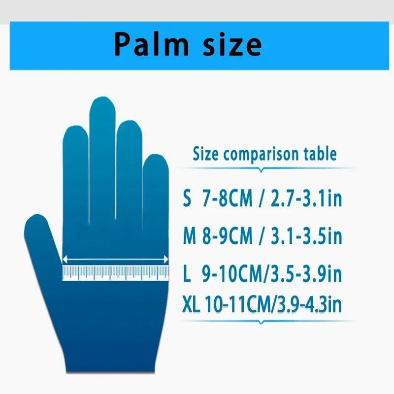 10-100PCS White Nitrile Disposable Gloves,Latex Free,Powder,Household Gloves for Cooking Food Safe Cleaning Work Glove