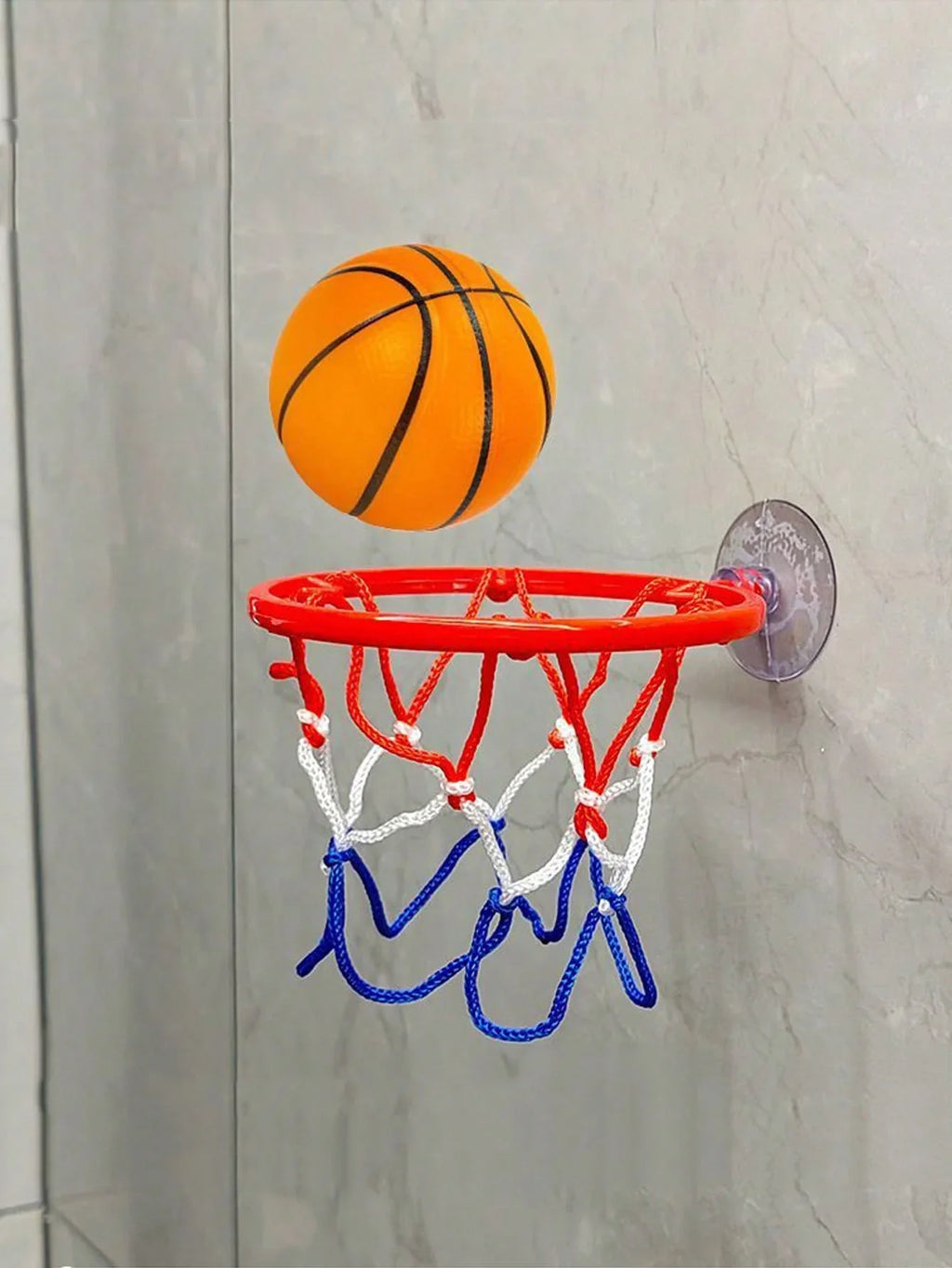 Small Basketball Set Coordinated Wrist Solid Rubber Elastic Ball Children's Exercise Shooting Table Game Toy