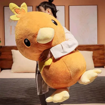 Giant Cute Chick Plush Toy – Kawaii Yellow Bird Stuffed Animal Body Pillow